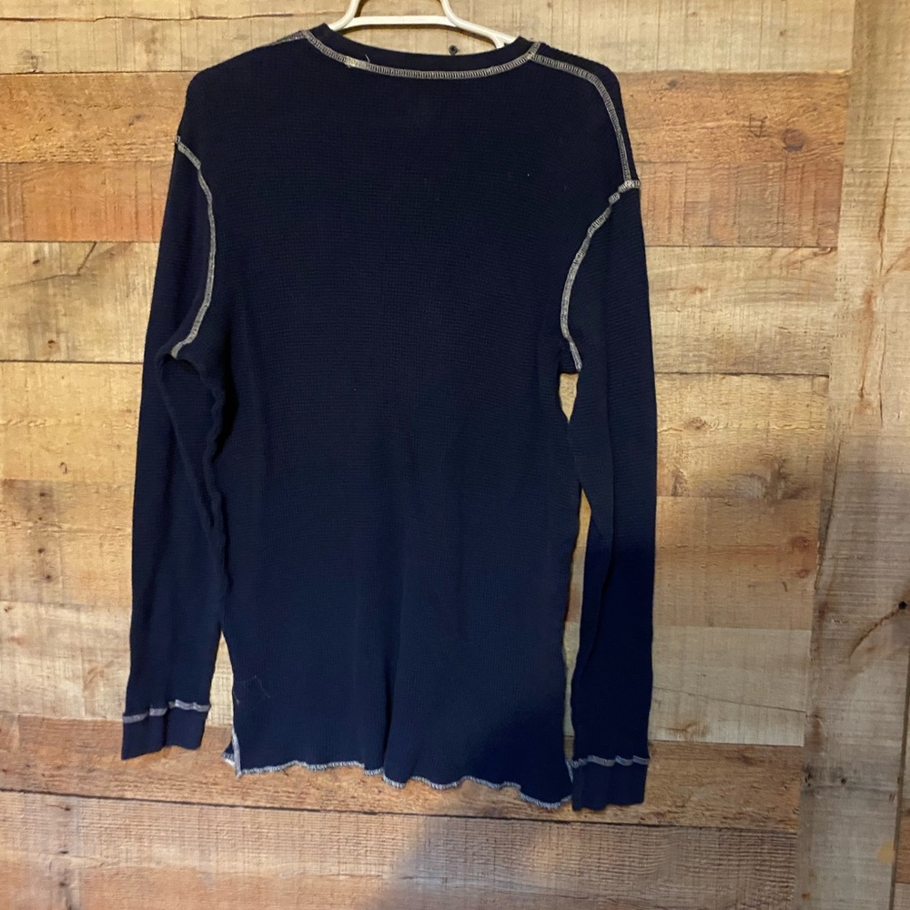 Men's Black Long Sleeve Shirt XL